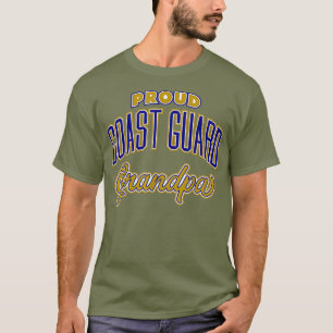 Mannen kustwacht opa t-shirt