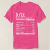 Mannen Kyle Nutrition Gepersonaliseerde naam Funny T-shirt (Design voorkant)