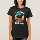 Mannen Labrador Dog Labrador Retriever Lab Dog Pap T-shirt (Voorkant)