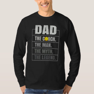 Mannen Lacrosse Coach Man Myth Legend Lacrosse F T-shirt