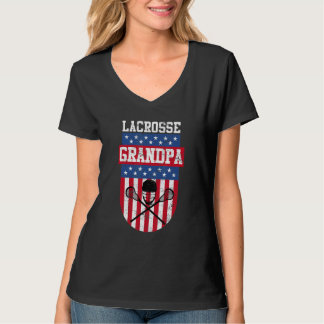 Mannen Lacrosse Grandpa T-shirt