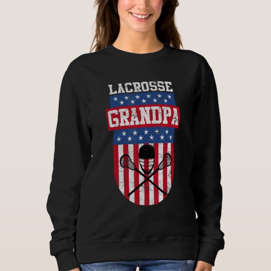 Mannen Lacrosse Grandpa Trui (Voorkant)