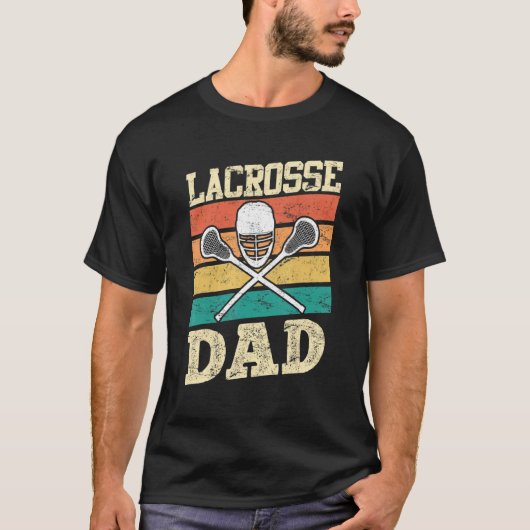 Mannen  Lacrosse Pap 1 T-shirt (Voorkant)