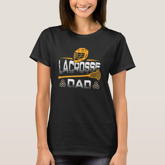 Mannen Lacrosse Pap Player T-shirt (Voorkant)