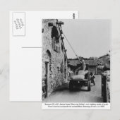 Mannen laden graan van vrachtwagen, Newport Rhode  Briefkaart (Voorkant / Achterkant)