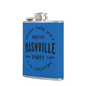 Mannen Land Westerne Whiskey Vinyl Wrapped Flask Heupfles (Links)