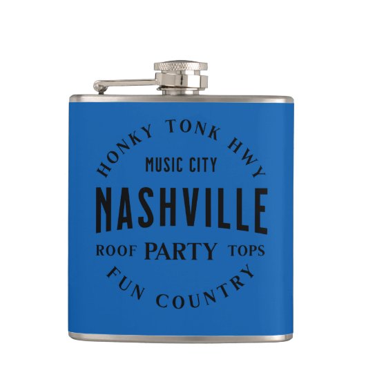 Mannen Land Westerne Whiskey Vinyl Wrapped Flask Heupfles (Voorkant)