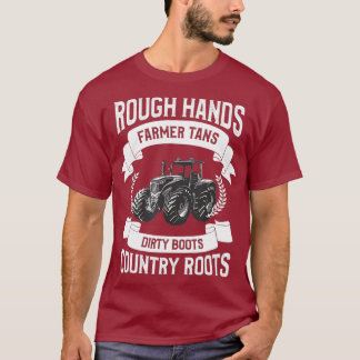 Mannen landbouwbedrijf Boerderij prijsopgave voor T-shirt