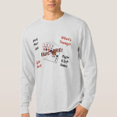 Mannen Lange basishoes T-Shirt - Euchre! (Voorkant)