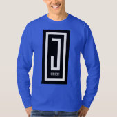 mannen lange beschermhoes j draag t-shirt (Voorkant)