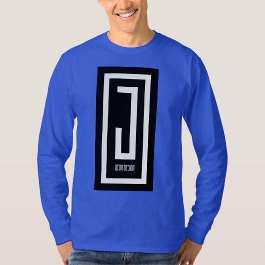 mannen lange beschermhoes j draag t-shirt (Voorkant)