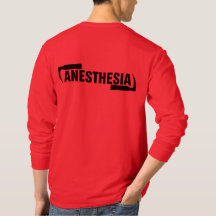 Mannen Lange hoes Anesthesie Shirt