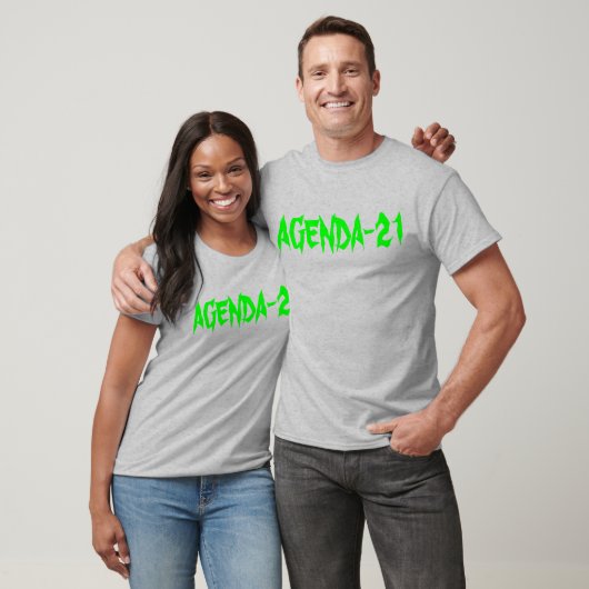 Mannen lange hoes Raglan Basic T-Shirt w/Agenda-21 (Unisex)