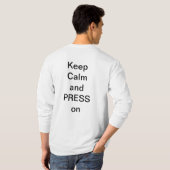 Mannen Lange hoes T-Shirt (Achterkant volledig)