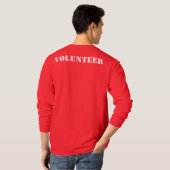 Mannen lange hoes t-shirt (Achterkant volledig)