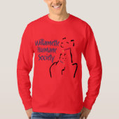 Mannen lange hoes t-shirt (Voorkant)