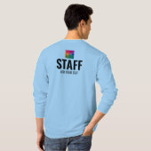 Mannen Lange hoes Tee Shirts Bemanningslid (Achterkant volledig)