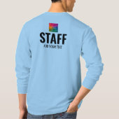 Mannen Lange hoes Tee Shirts Bemanningslid (Achterkant)