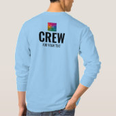 Mannen lange hoes voor T-shirts Personeel (Achterkant)