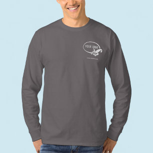 Mannen lange mouw zakelijk Shirt met aangepaste Lo