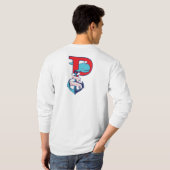 Mannen Lange sleeve T met ankerrug T-shirt (Achterkant volledig)