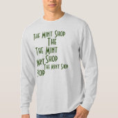 Mannen lange T-shirt (Voorkant)