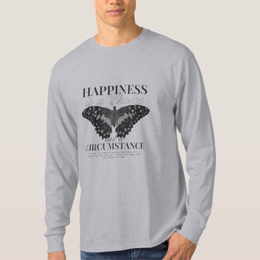 Mannen Lange T-shirt (Voorkant)