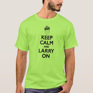 Mannen Larry Miller "Keep Calm and Larry on" shirt