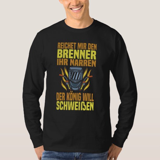 Mannen lassen Machines Wig Metaal Bouwer Locksmith T-shirt (Voorkant)