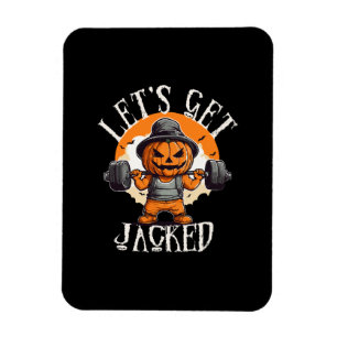 Mannen Laten we Jacken pompoen Jack-O-Lantern Grap Magneet