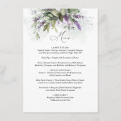 Mannen Lavender Greenery Script Weddenschap Informatiekaartje (Voorkant)