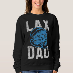 Mannen laxhelm lacrosse speler laxpap vaders trui