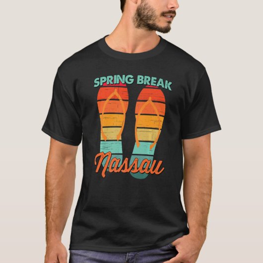 Mannen  Lente Break Retro Nassau Vacation Fli T-shirt (Voorkant)