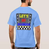 Mannen Let's Go Brandon T-Shirt (Achterkant)