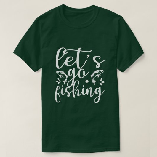 Mannen Lets Go Vist Funny Vist Lover Gifts T-shirt (Design voorkant)