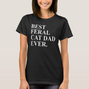 Mannen letterlijk kat Papa Apparel Uniek Dads desi T-shirt