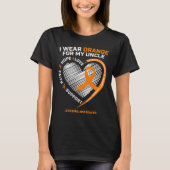 Mannen Leukemia Awareness Cadeaus Oom Vrouwen Kind T-shirt (Voorkant)