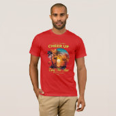 MANNEN LEVENSREIS OPBEURENDE TEE T-SHIRT (Voorkant volledig)