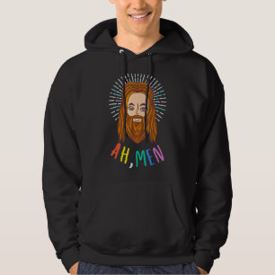 Mannen LGBT Gay Pride Jesus Regenboogvlag Christel Hoodie