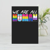 Mannen LGBT-verf Spletters Gay Beer Kaart (Staand voorkant)