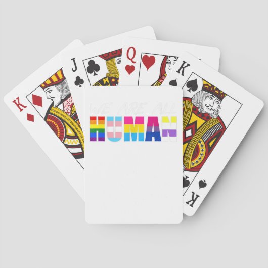 Mannen LGBT-verf Spletters Gay Beer Pokerkaarten (Achterkant)