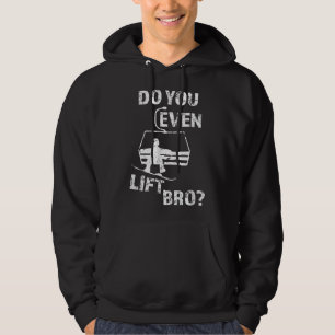 Mannen Licht je zelfs Bro Funny Snowboard mannen o Hoodie