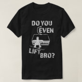 Mannen Licht je zelfs Bro Funny Snowboard mannen o T-shirt (Design voorkant)