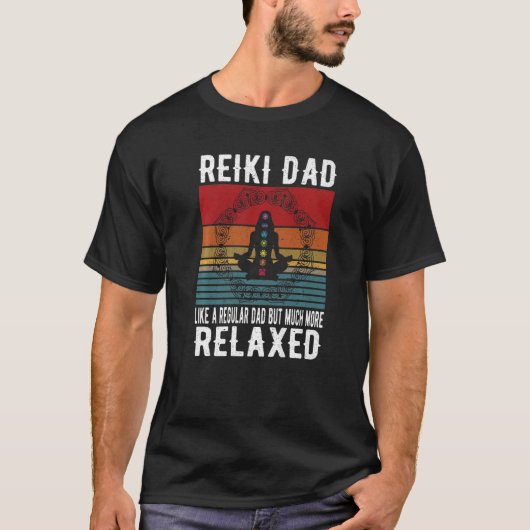 Mannen lichtwerker voor Reiki Master & Reiki Pract T-shirt (Voorkant)