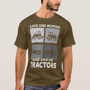 Mannen liefde voor een vrouw en verscheidene trekk t-shirt