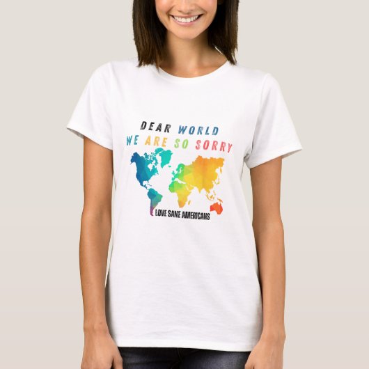Mannen lieve wereld1 t-shirt (Voorkant)