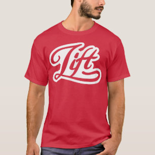 Mannen LIFT Gym Fitness Workout Bodybuilding Motiv T-shirt