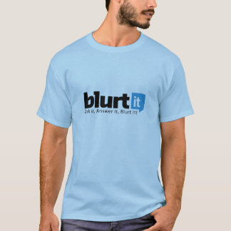 Mannen Light Blue Basic T Shirt