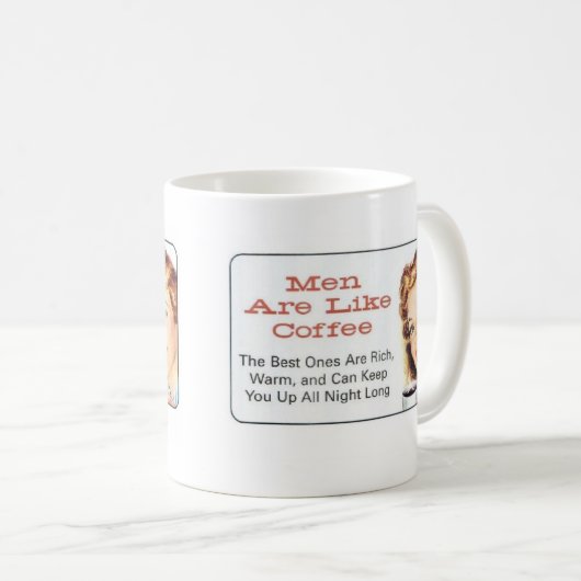 Mannen lijken op koffie-Mok Koffiemok (Voorkant rechts)
