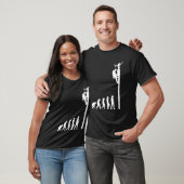 Mannen Lineman Evolution Funny Electric Cable Man T-shirt (Unisex)